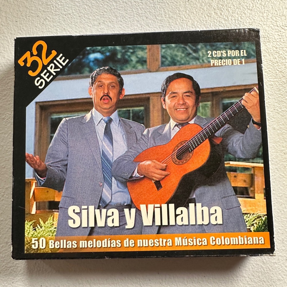 Silva y Villalba 50 Bellas Melodias Musica Colombiana 2 CD Set Universal